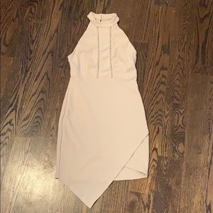 Halter body con dress